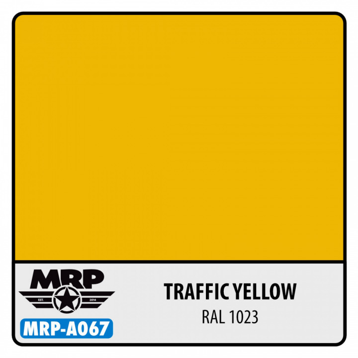 Boxart Traffic Yellow RAL 1023 MR.Paint Boxart Traffic Yellow RAL 1023 MR.Paint