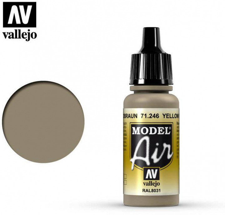 Boxart Yellow Brown - RAL 8031 RAL 8031 Vallejo Model Air Boxart Yellow Brown - RAL 8031 RAL 8031 Vallejo Model Air