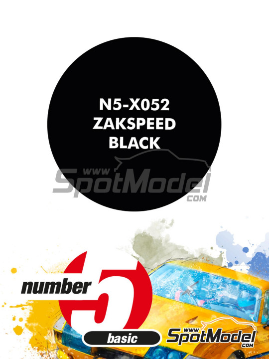 Boxart Zakspeed Black (e.g. Zakspeed Capri Turbo)  Number Five