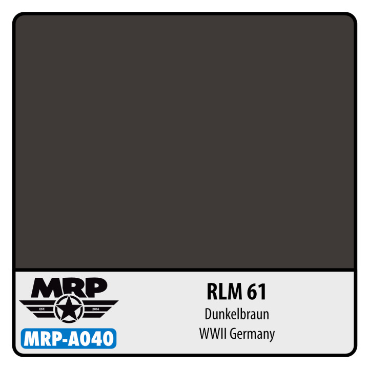 Boxart RLM 61 Dunkelbraun - WWII Germany  MR.Paint