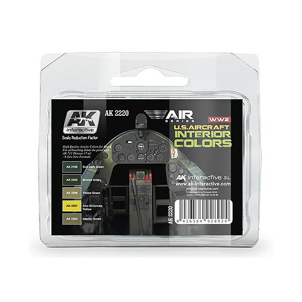 Boxart U.S. aircraft interior colors AK 2220 AK Interactive Air Series