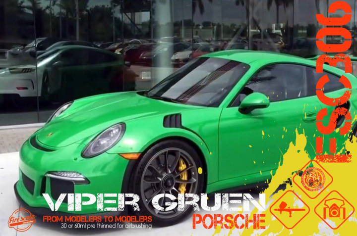 Boxart Viper Gruen Porsche  Fire Scale Colors