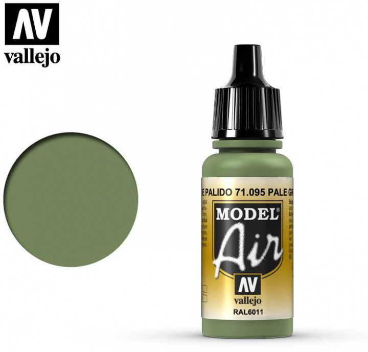 Boxart Pale Green - RAL 6011 71.095 Vallejo Model Air Boxart Pale Green - RAL 6011 71.095 Vallejo Model Air