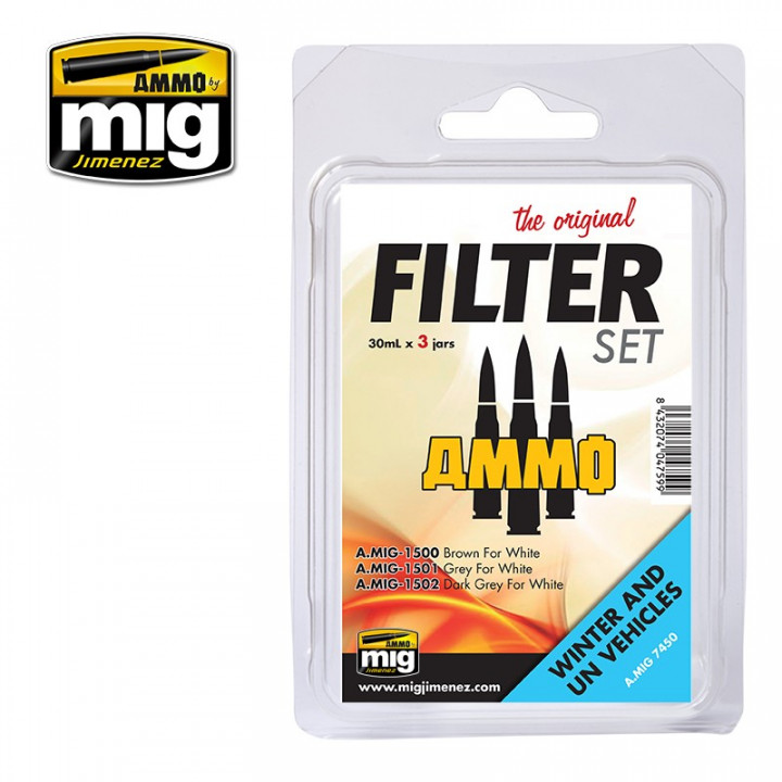 Boxart Filter Set For Winter And UN Vehicles  Ammo by Mig Jimenez