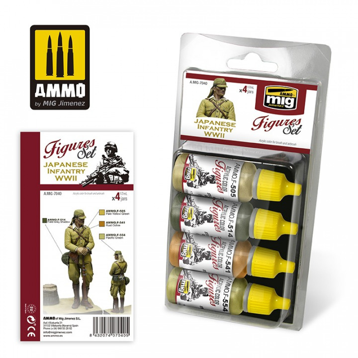 Boxart Japanese Infantry WWII A.MIG-7040 Ammo by Mig Jimenez