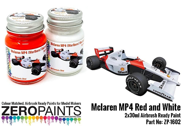 Boxart McLaren MP4 Red & White  Zero Paints