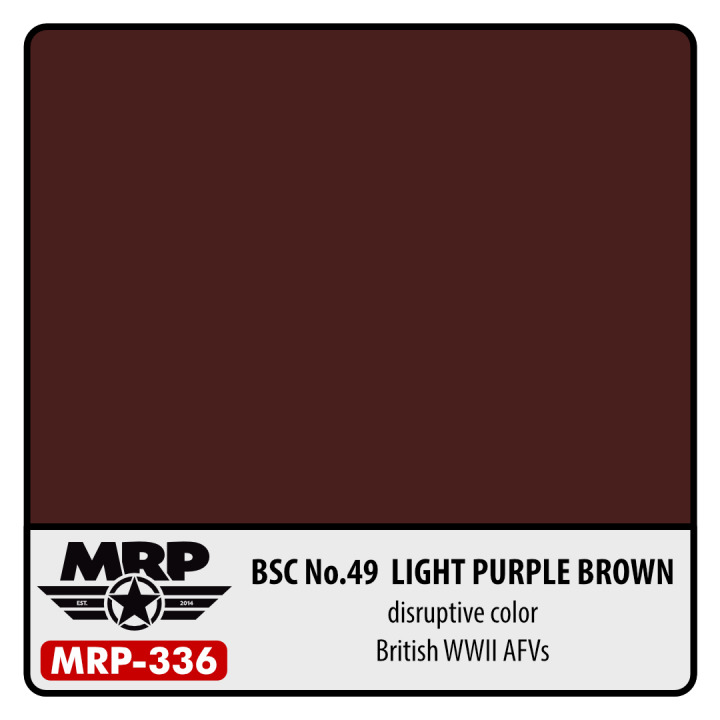 Boxart SC No.49 Light Purple Brown (British WWII AFV)  (Disruptive)  MR.Paint