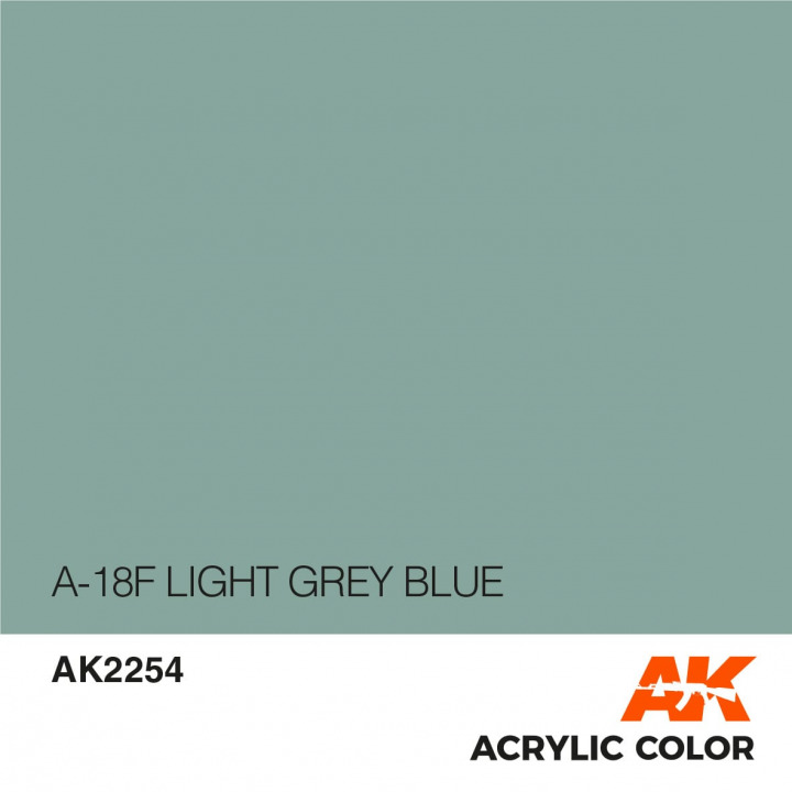 Boxart A-18F Light Grey-Blue AK 2254 AK Interactive Air Series Boxart A-18F Light Grey-Blue AK 2254 AK Interactive Air Series