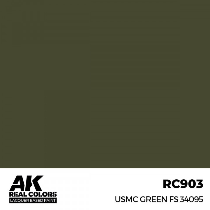 Boxart USMC Green FS 34095 RC903 AK Real Colors Boxart USMC Green FS 34095 RC903 AK Real Colors