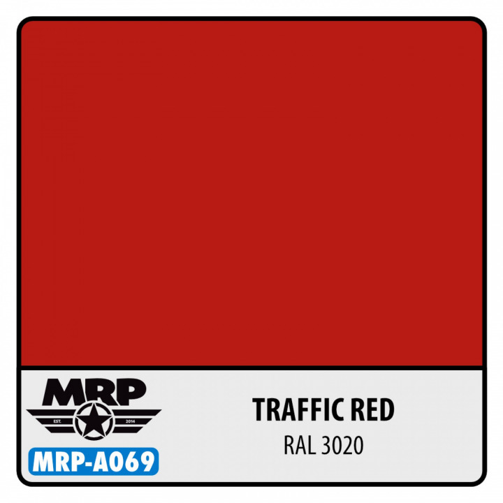 Boxart Traffic Red RAL 3020 MR.Paint Boxart Traffic Red RAL 3020 MR.Paint