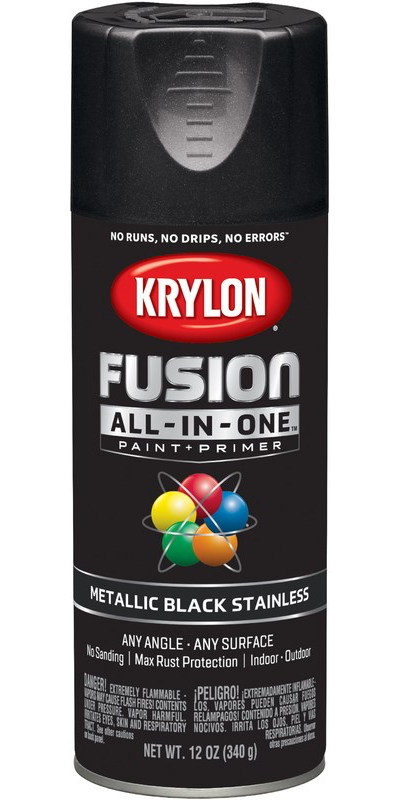 Boxart Metallic Black Stainless 2790 Krylon