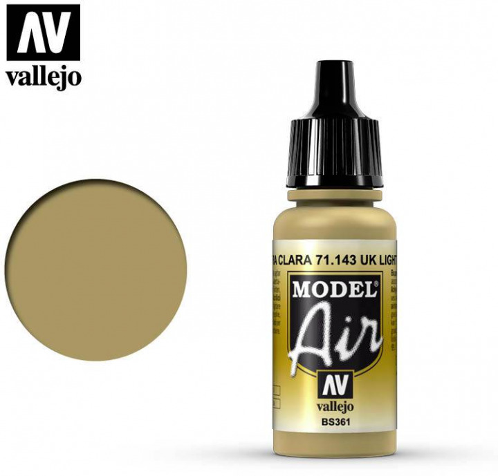 Boxart UK Light Stone - BS361 71.143 Vallejo Model Air