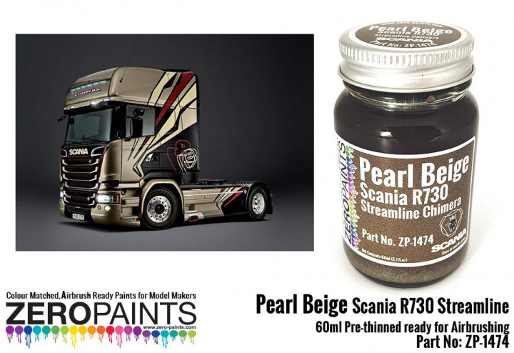 Boxart Pearl Beige (Scania R730 Streamline Chimera)  Zero Paints