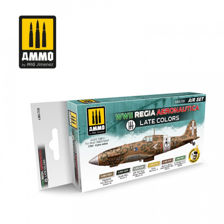 Boxart WWII Regia Aeronautica - Late Colors  Ammo by Mig Jimenez