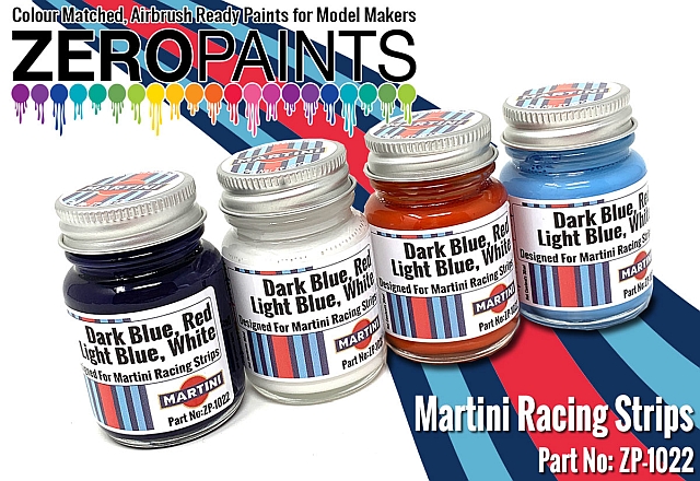 Boxart Martini Racing Colour Paint Set  Zero Paints