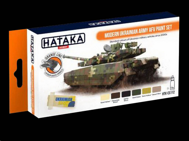 Boxart Modern Ukrainian Army AFV  Hataka Hobby Orange Line