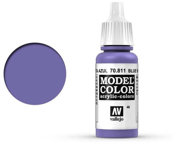 Boxart Blue Violet 70.811, 811, Pos. 46 Vallejo Model Color Boxart Blue Violet 70.811, 811, Pos. 46 Vallejo Model Color