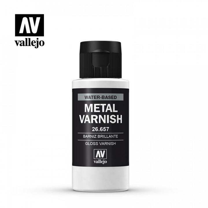 Boxart Gloss Metal Varnish 26.657 Vallejo Metal Color