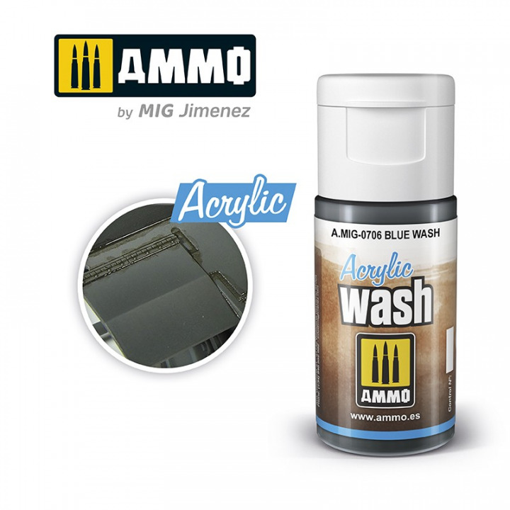 Boxart ACRYLIC WASH Blue Wash  Ammo by Mig Jimenez