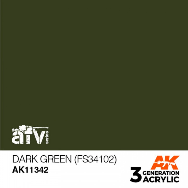 Boxart Dark Green FS 34102  AK 3rd Generation - AFV