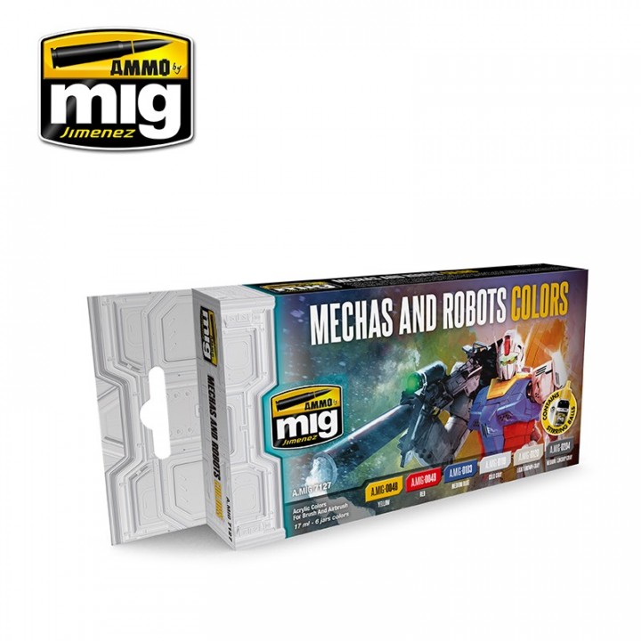 Boxart Robots & Mechas Colors  Ammo by Mig Jimenez