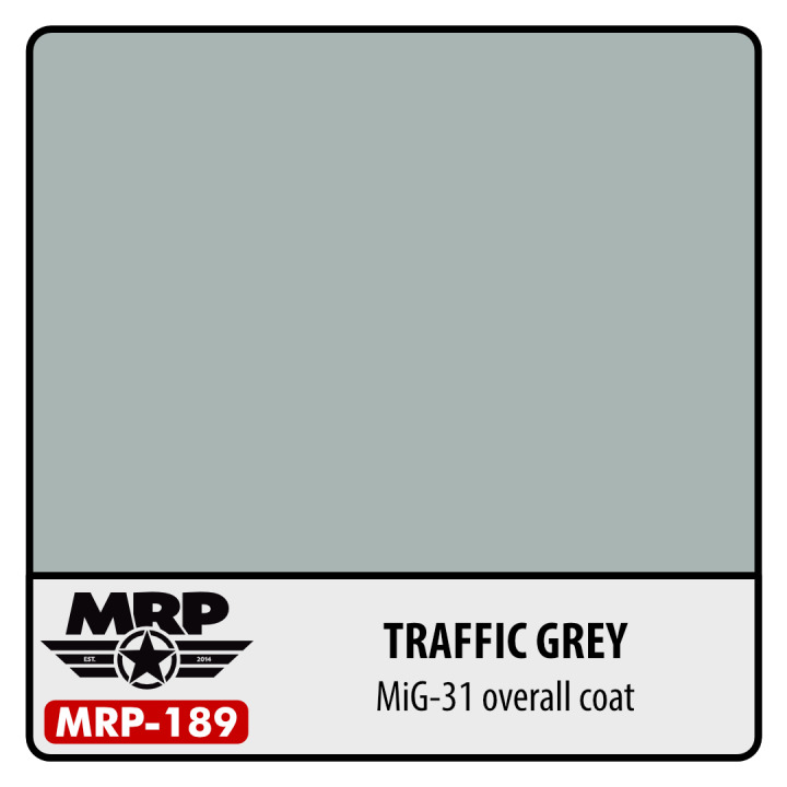 Boxart Traffic Grey (for MiG-25 and MiG-31 overall coat)  MR.Paint