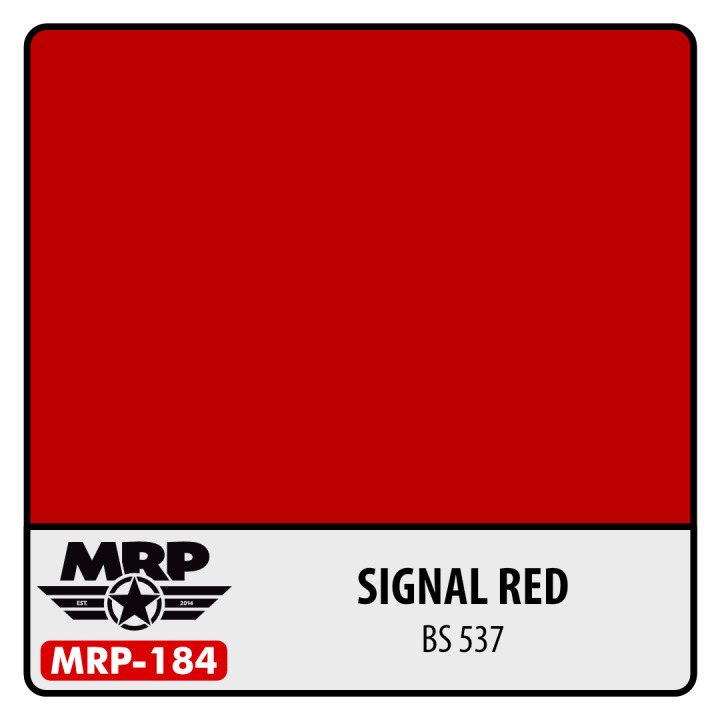 Boxart Signal Red (BS537) BS381C:537 MR.Paint