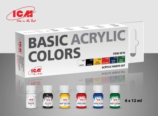 Boxart Basic Acrylic Colors  ICM