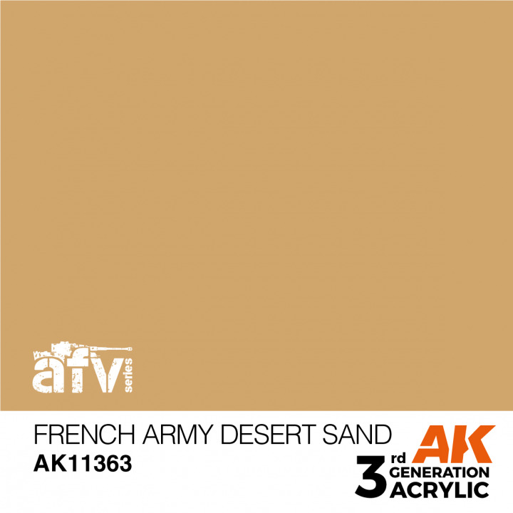 Boxart French Army Desert Sand AK 3rd Generation - AFV Boxart French Army Desert Sand AK 3rd Generation - AFV