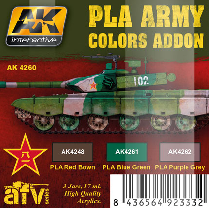 Boxart PLA Army Colors Addon  AK Interactive