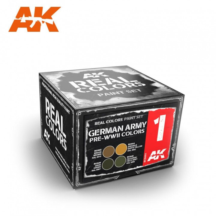 Boxart German Army Pre-WWII Colors  AK Real Colors