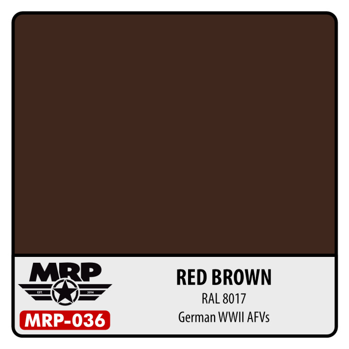 Boxart RAL 8017 Red Brown - WWII German AFV's FS30108  MR.Paint