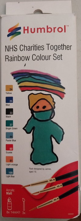 Boxart NHS Charities Together Rainbow Colour Set  Humbrol