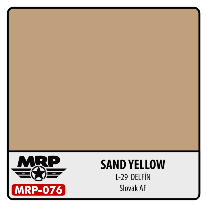 Boxart Sand Yellow L-29 'Delfín' MR.Paint Boxart Sand Yellow L-29 'Delfín' MR.Paint