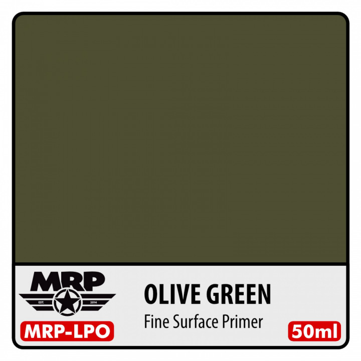 Boxart Fine Surface Primer - Olive Green  MR.Paint