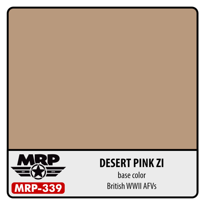 Boxart Desert Pink ZI (British WWII AFV) (Base Colour) MR.Paint Boxart Desert Pink ZI (British WWII AFV) (Base Colour) MR.Paint