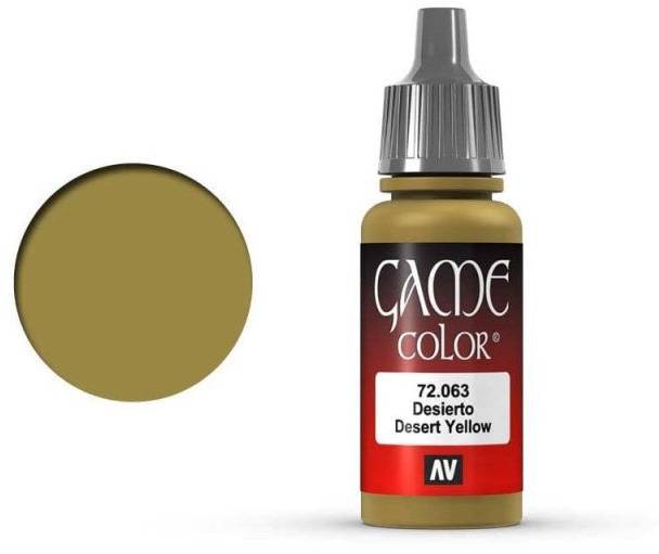 Boxart Desert Yellow  Vallejo Game Color