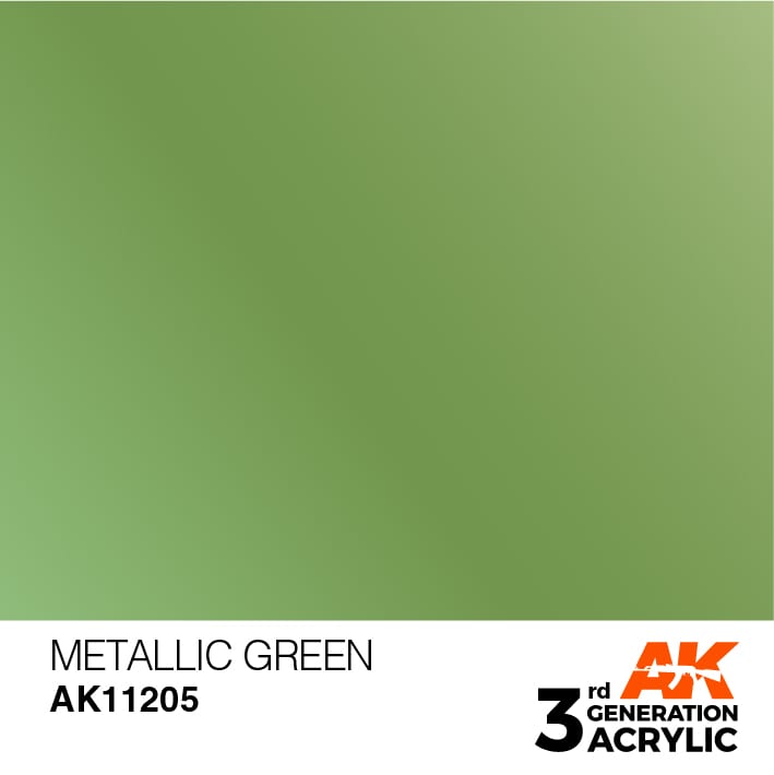 Boxart Metallic Green - Metallic AK 3rd Generation Boxart Metallic Green - Metallic AK 3rd Generation