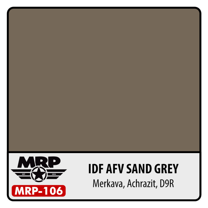 Boxart IDF AFV Sand Grey MR.Paint Boxart IDF AFV Sand Grey MR.Paint