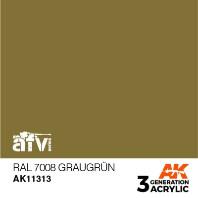 Boxart RAL 7008 Graugrün AK 3rd Generation - AFV Boxart RAL 7008 Graugrün AK 3rd Generation - AFV