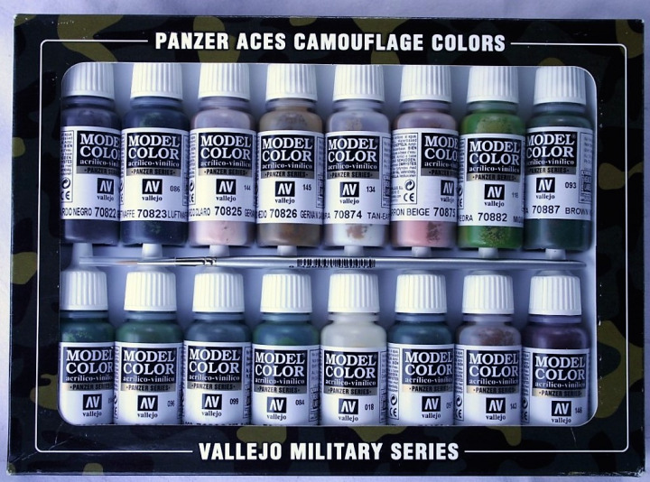 Boxart Panzer Aces Camouflage Colors Vallejo Model Color Boxart Panzer Aces Camouflage Colors Vallejo Model Color