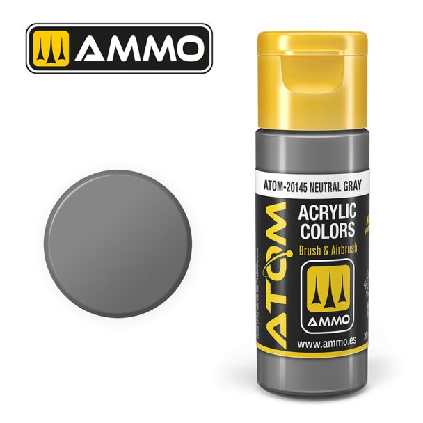 Boxart Neutral Gray ATOM-20145 ATOM Boxart Neutral Gray ATOM-20145 ATOM
