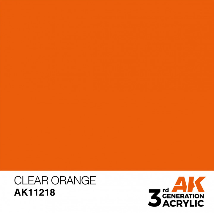 Boxart Clear Orange - Standard AK 3rd Generation Boxart Clear Orange - Standard AK 3rd Generation