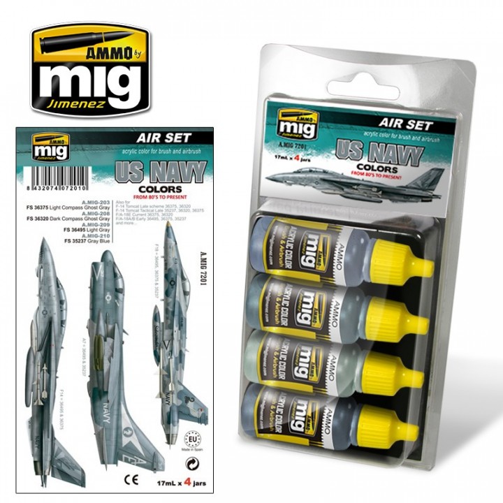 Boxart US Navy Colors from 80's To Present  Ammo by Mig Jimenez