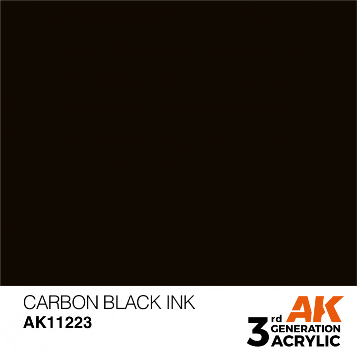 Boxart Carbon Black - Ink  AK 3rd Generation