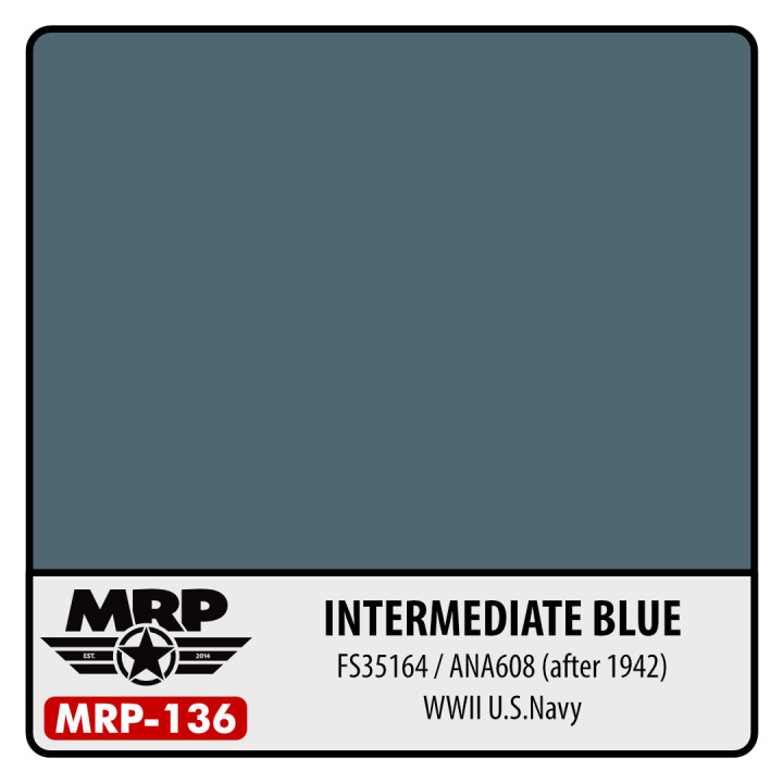 Boxart WWII US - Intermediate Blue ANA608 / FS35164 (a.1942) MR.Paint Boxart WWII US - Intermediate Blue ANA608 / FS35164 (a.1942) MR.Paint