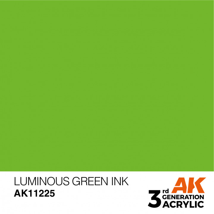 Boxart Luminous Green - Ink  AK 3rd Generation - General