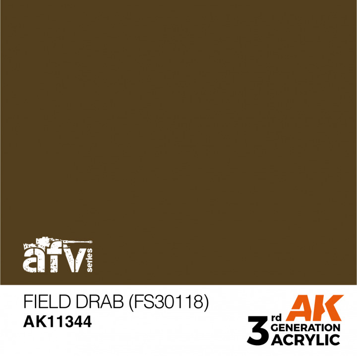 Boxart Field Drab AK 3rd Generation - AFV Boxart Field Drab AK 3rd Generation - AFV