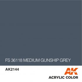 Boxart MEDIUM GUNSHIP GREY FS 36118 AK 2144 AK Interactive Air Series Boxart MEDIUM GUNSHIP GREY FS 36118 AK 2144 AK Interactive Air Series