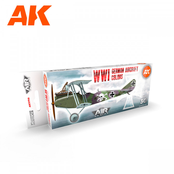 Boxart WWI GERMAN AIRCRAFT COLORS  AK 3rd Generation - Air
